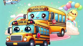 WHEELS ON THE BUS SONG POEM | SING ALONG CHILDREN SONG HAPPY | SUPER SIMPLE SONG | NURSERY RHYME