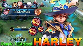 Legendary Harley Deadly Jungler - Top 1 Global Harley by marko - Mobile Legends