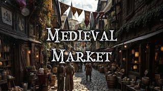 The Medieval Market Stroll | Relaxing Medieval Ambient Celtic Music