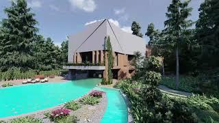 Modern Forest Villa Walk Through