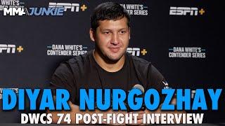 Diyar Nurgozhay Sees Shavkat Rakhmonov Becoming Kazakhstan's First UFC Champ | DWCS 74