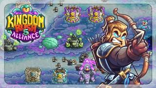 Kingdom Rush 5 Alliance: All Campaign Levels, [Veteran 3 Stars]