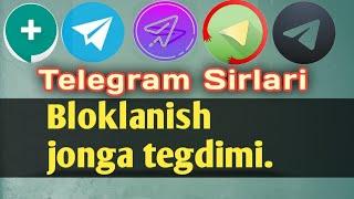 Telegram, Bloklanish jonga tegdimi. Stop  blok. Blokga tushmaslik sirlari.