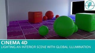 Lighting An Interior Scene With Global Illumination In Cinema 4D R17