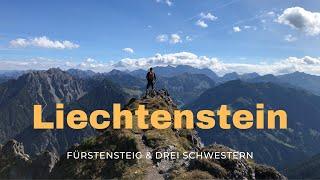 Hiking Fürstensteig and Drei Schwestern trail - Liechtenstein