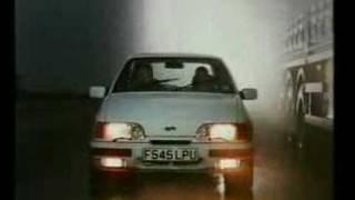 Ford Sierra car advert 1980s