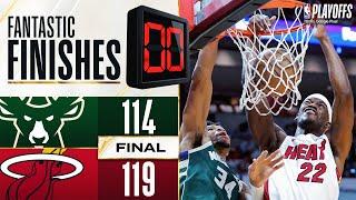 Final 3:42 MUST SEE ENDING Bucks vs Heat! | April 24, 2023