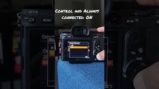 Use your phone as a monitor on Sony A7iii !  #sony #shortsfeed #shorts #howto #tutorial #tips #a7