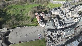 DJI Mavic Air 2. 500 Metre Altitude Test above Edinburgh Castle