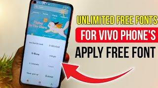 vivo paid font style chnage free | vivo font style change free | vivo font free download