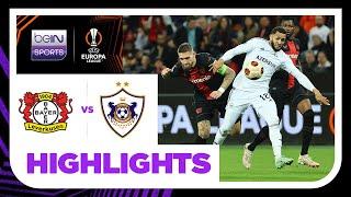 Bayer Leverkusen v Qarabag | Europa League 23/24 | Match Highlights