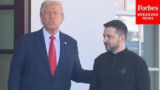 BREAKING NEWS: President Trump Welcomes Ukrainian President Volodymyr Zelensky To The White House