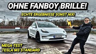 Tesla Model3 Standard zeigt was er kann!  Reichweite Verbrauch Ladezeit #electriccar #model3