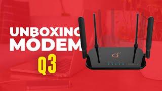  UNBOXING Módem / Ruteador QUALCOMM 4G LTE Access Q3 para Internet en casa de Telcel | PÉSIMO