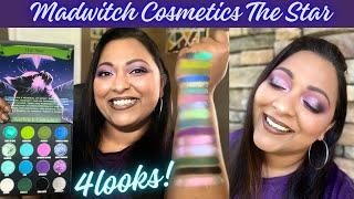 NEW MADWITCH COSMETICS STAR PALETTE | REVIEW & 4 LOOKS | SMITHY SONY