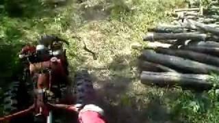 Firewood forwarder - motordrive MTZ-05 with trailer