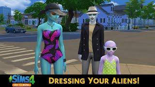 The Sims 4 Get To Work: Dressing Your Aliens!