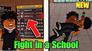 Becoming The Biggest MENACE In Roblox Fight In A School