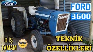 FORD 3600 TEKNİK ÖZELLİKLERİ