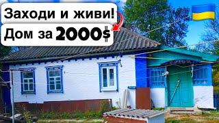  Заходи и живи! Дом в селе за 2000$ Продажа недвижимости за копейки! Всё есть Уютное тихое село!