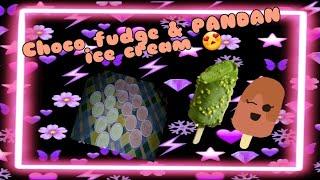 Choco Fudge Ice Cream | Pandan Ice Cream  |ajhay 