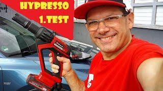 Akku Reinigigungspistole PRAXISTEST Einhell Hypresso 18/24 @FrüchtlHarry @einhell