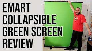 Emart Collapsible Green Screen Review. The BEST Green Screen!!!