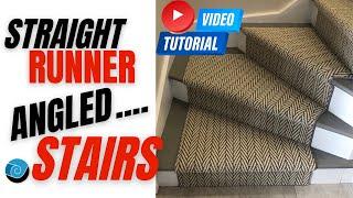 Install a Straight Carpet Runner on Winding or Turning Stairs