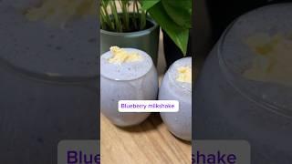 Blueberry milkshake🫐#milkshake#letzzplate#blueberry#blueberrymilkshake#foodshorts#cooking#recipe