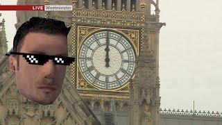 Tanner disturbs the final Big Ben Bongs !