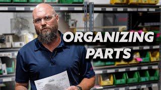 Keeping Our Parts Organized with Lean Manufacturing