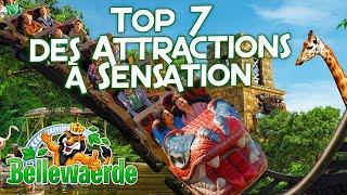 TOP 7 DES ATTRACTIONS A SENSATIONS FORTES A BELLEWAERDE