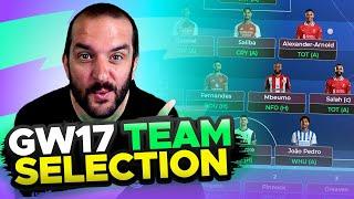 MY FPL TEAM SELECTION GAMEWEEK 17 | Fantasy Premier League Tips 2024/25