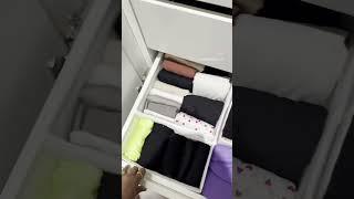 Is there anything more satisfying than opening up an organized drawer?  #decluttering #organizing