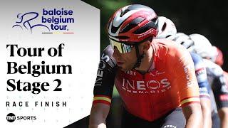 EMPHATIC SPRINT! ️ | 2025 Tour of Belgium Men's Stage 2 Final KM's | TNT Sports Cycling