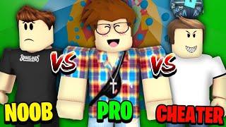 NOOB vs PRO vs CHEATER in Tower Of Hell | Roblox