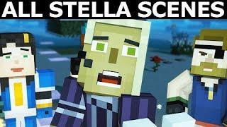 All Stella Scenes - Minecraft: Story Mode Season 2 Episode 2: Giant Consequences