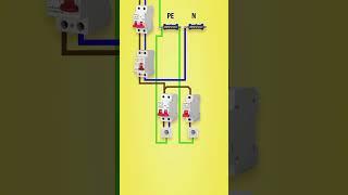 Как подключить УЗО на группу автоматов? Установка УЗО и автоматов. #установкаузобеззаземления