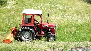 Massey 235 et broyeur agrimaster 1m60