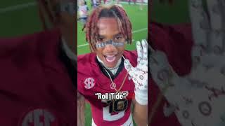 Alabama’s Ryan Williams with the SC chain 