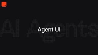 Agent UI | the first-ever chat interface for AI Agents