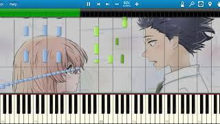 Koe no Katachi OST - "LIT" (Synthesia Tutorial)