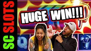 We Raised Our Bet Just In Time!!! EUREKA REEL BLAST Slot Machine Bonus HUGE WIN!!! Lock It Link