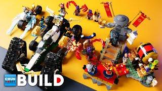 LEGO Speed Build! Tournament Battle Arena + Ninja Team Combo Vehicle!! | NINJAGO 2024 | Beat Build