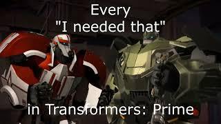 Every "I Needed That" in Transformers: Prime