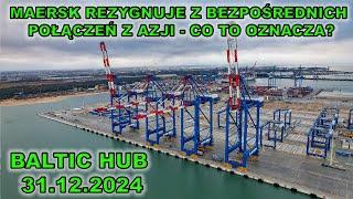 31.12. Maersk rezygnuje z bezpośrednich połączeń z Azji do gdańskiego portu.Co to oznacza?