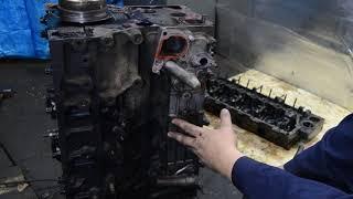 Разбор двигателя 4HF1 isuzu