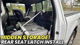 Accessing the Hidden Storage Space on an F150! (2015-2020)