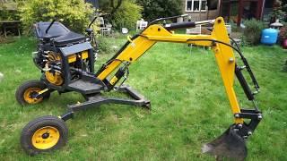 DIY Homemade Mini Excavator 360 Slew