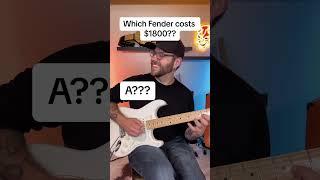 $679 Strat VS $1800 Strat! Can you hear a difference???